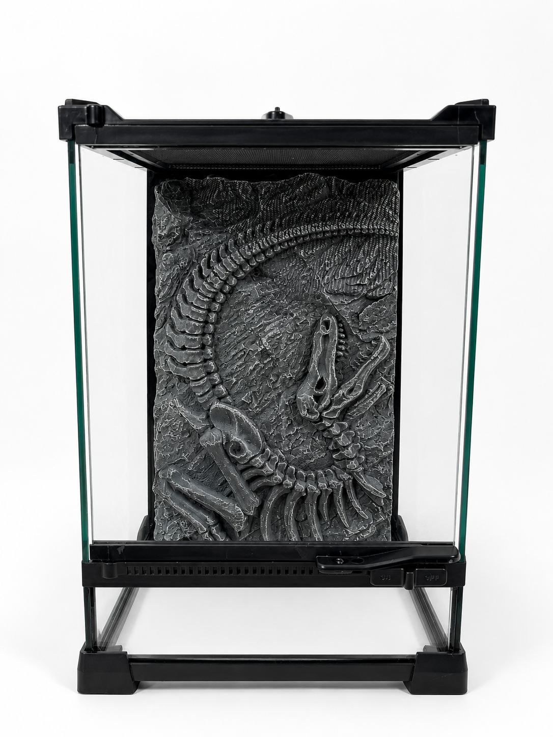 Glass Reptile enclosure 3D background - White Background