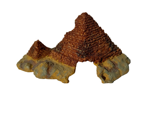 Pyramid Reptile Hide Decoration - White Bg