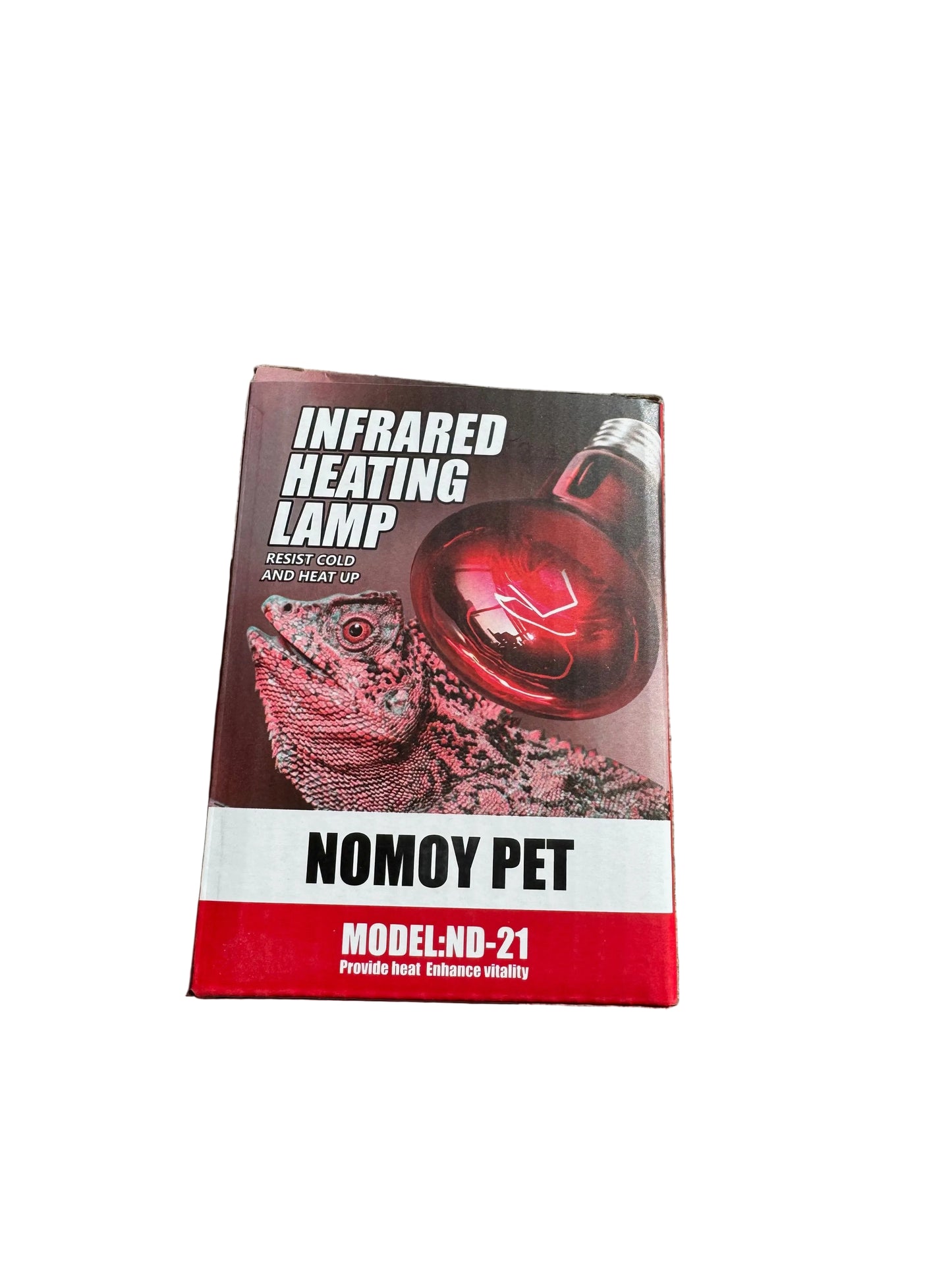 Red Reptile Heat Globe - White Bg