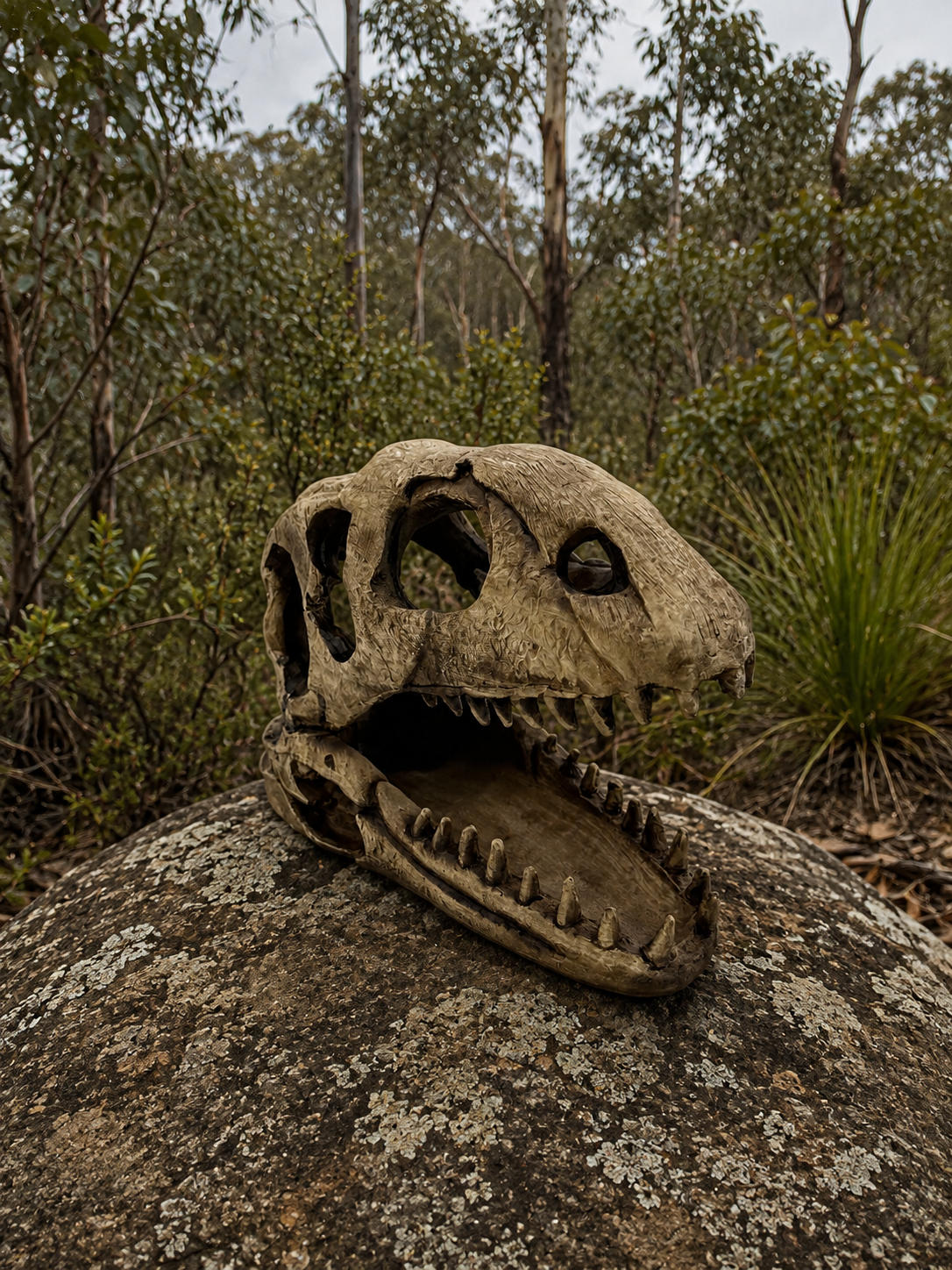 Dinosaur Skull Decoration Bush BG