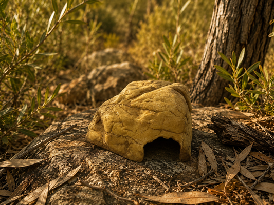 Reptile Rock Hide Bush Background