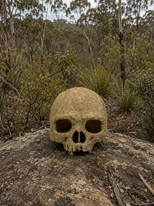 Skull Reptile Aquarium Decoration Bush Background
