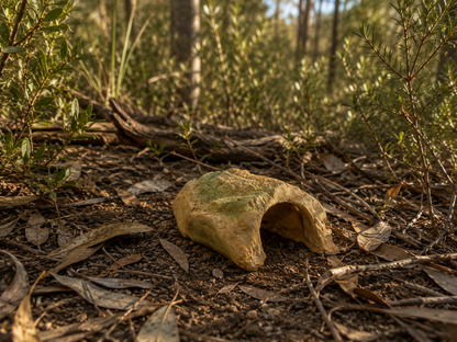 Small Resin Rock Hide Bush Background