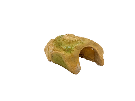 Small Resin Rock Hide White Background